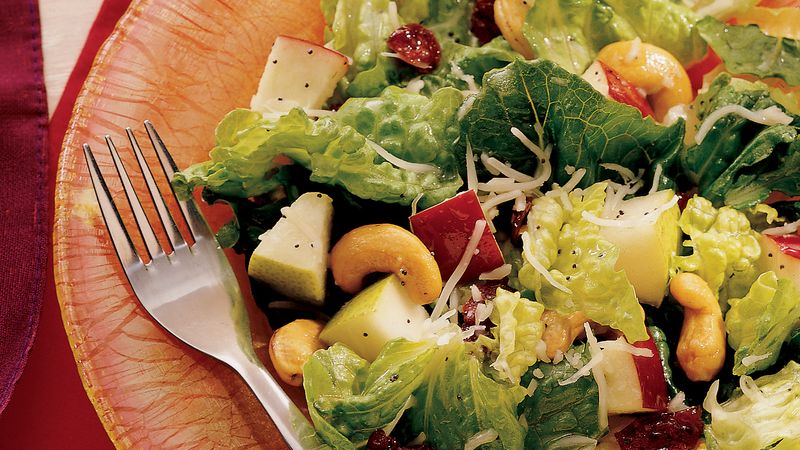 Apple-Pear Salad With Lemon-Poppy Seed Dressing